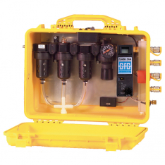 GfG 9025-744, GfG 25 CFM portable filter panel, maximum of 2 ports, 744 , Instruments with Complete